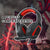 Retractable Mic Gaming Headset 3.5Mm Plug 2.2M Cable - Black Red
