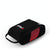 Convenient Breathable Golf Shoe Bag - Durable Nylon - Black Red