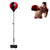 Adjustable Vertical Leather Speed Ball For Family Fitness - Black Red