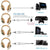Camouflage Gaming Headset With Noise Canceling Mic - Black Red