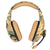 Camouflage Gaming Headset With Noise Canceling Mic - Black Red