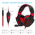 3.5Mm Noise-Canceling Gaming Headset With Retractable Mic 2M Cable - Black Red
