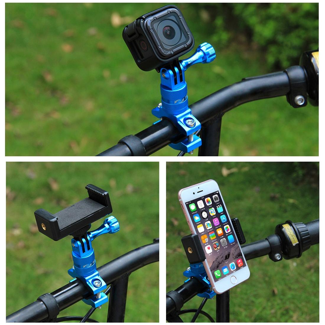 Universal Bike Handlebar Mount for Action Cameras - 360 Degree Rotation - Pu223R