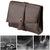 15.4 Laptop / Tablet Bag - Genuine Leather - Universal - Cable Winder - Business Power Adapter - Macbook / Samsung / Sony / Dell / Alienware / Chuwi / Asus / Hp - Rufous