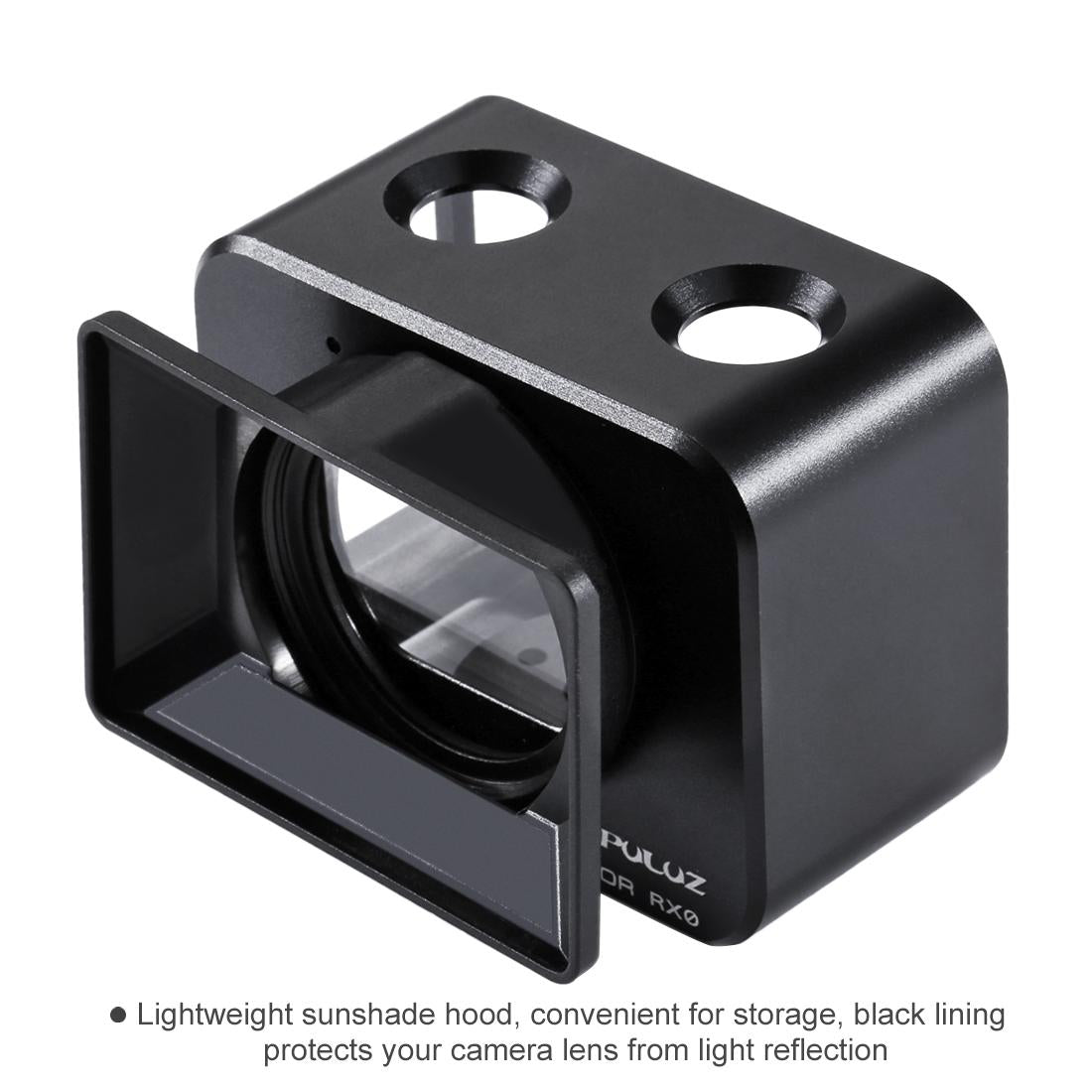 Sony Rx0 Protective Cage with 37mm Lens and Sunshade - Silver