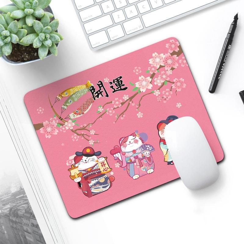 6 Piece Non Slip Mouse Pad Set 21 X 26Cm Thick Rubber Anti Skid Durable - Beach  Family