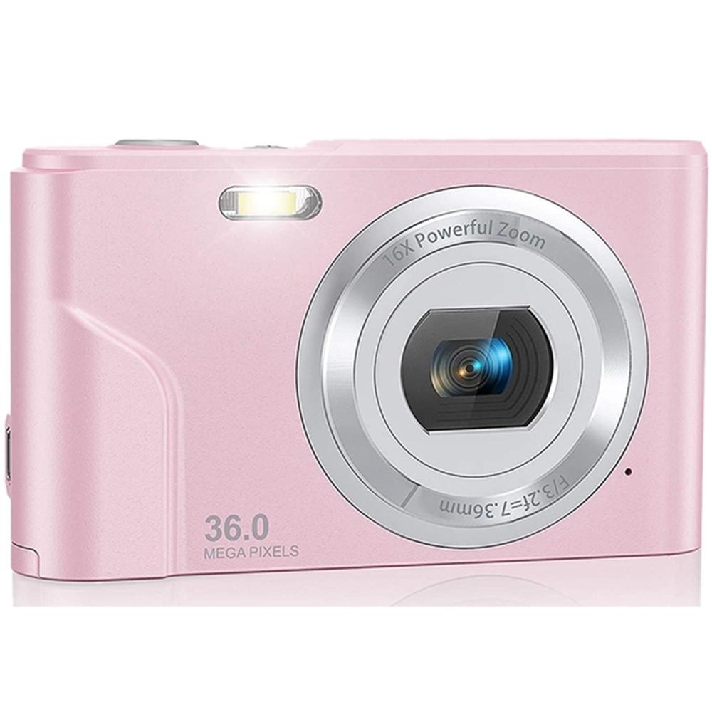 36mp 2.7k Full Hd Digital Camera with 16x Zoom for Children - 2.4 Inch Screen - Silver