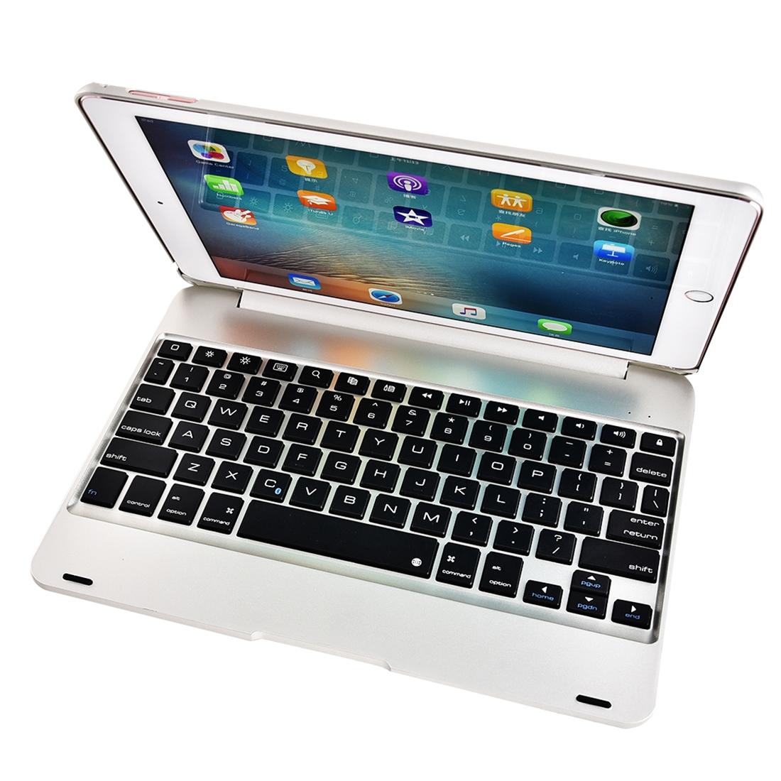 Horizontal Flip Tablet Case With Bluetooth Keyboard For Ipad Pro 9.7 / Ipad Air 2 - Silver