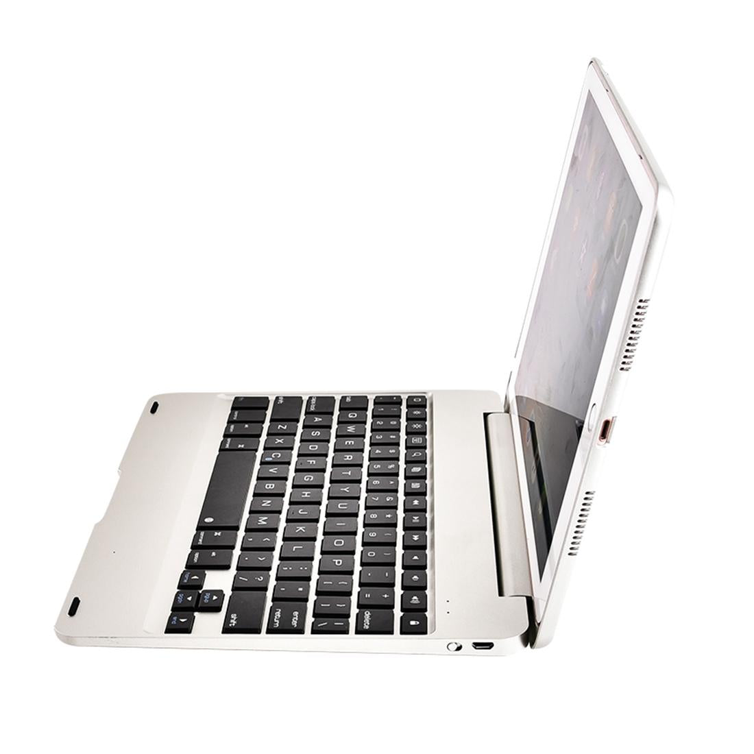 Horizontal Flip Tablet Case With Bluetooth Keyboard For Ipad Pro 9.7 / Ipad Air 2 - Silver