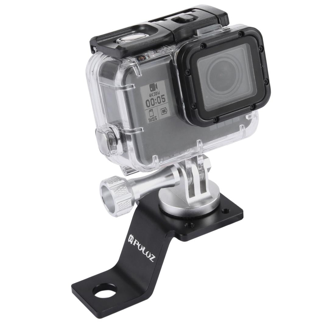 Universal Motorcycle Mount for Action Cameras - Silver