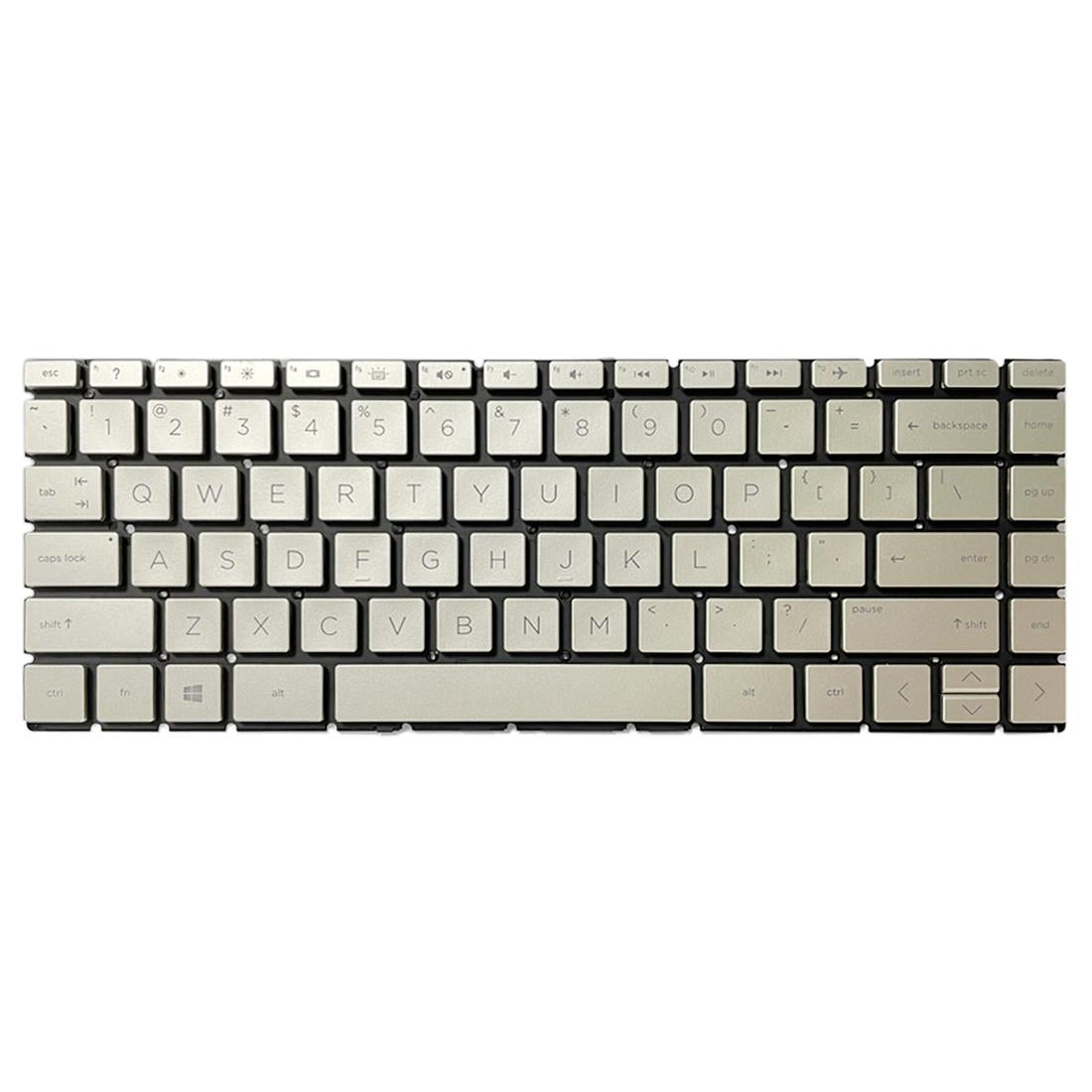 Backlit us Keyboard for Hp Pavilion X360 14 Laptops - Silver