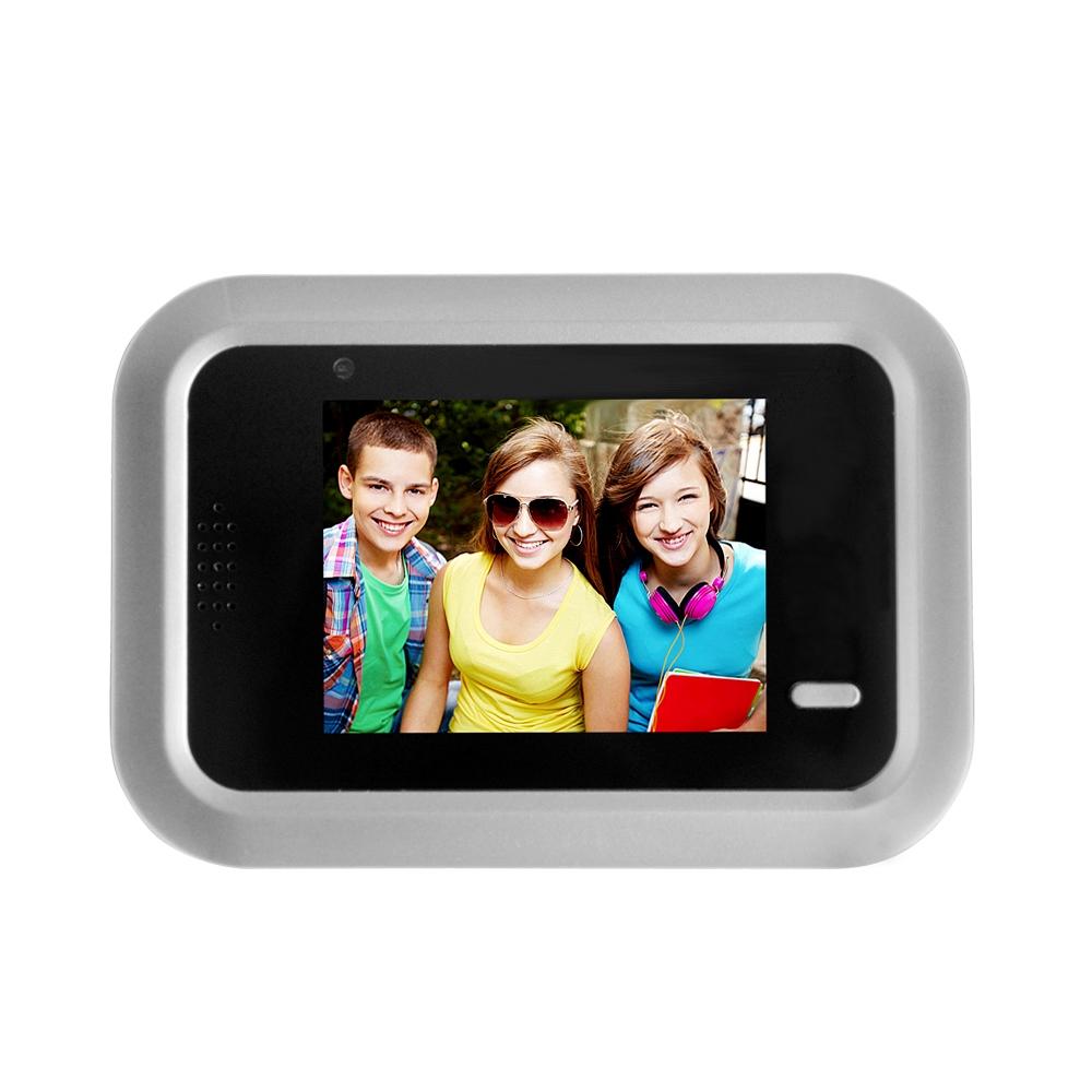 2.4 Screen 2.0Mp Security Camera With Tf Card Support - No Disturb Peephole Viewer