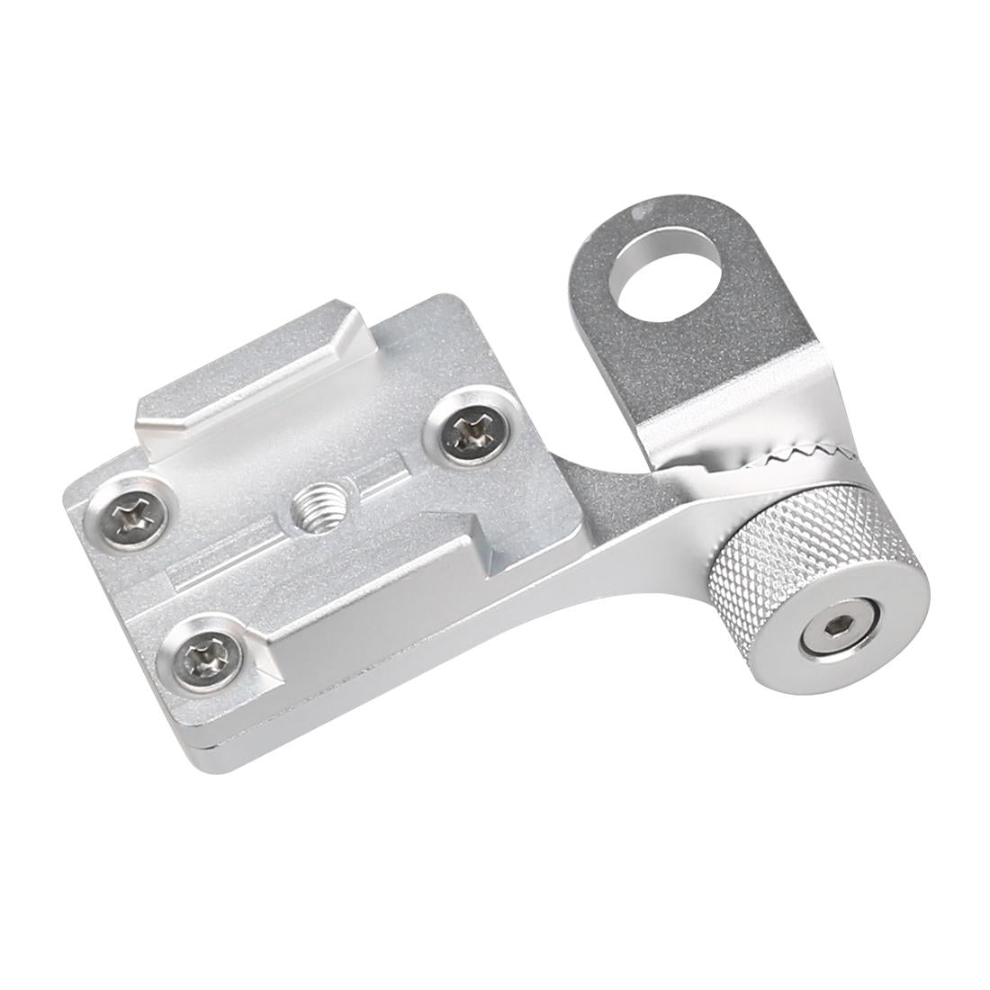 Universal Rearview Mirror Mount for Action Cameras - Silver