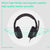 Retractable Mic Gaming Headset 3.5Mm Plug 2M Cable Black Silver