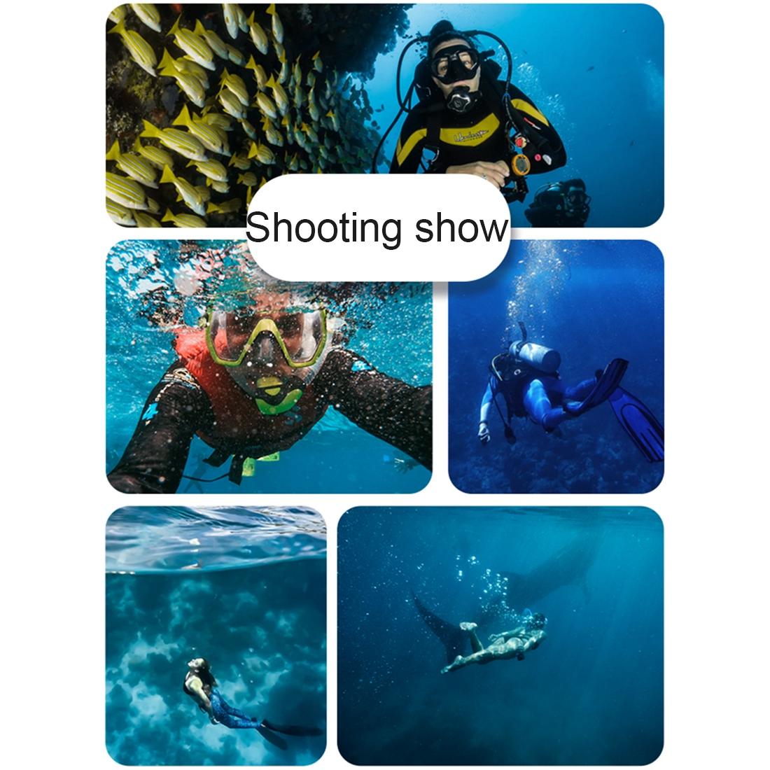 Waterproof Housing for Gopro Hero8 with Mount Filters Strap and Anti-fog Inserts