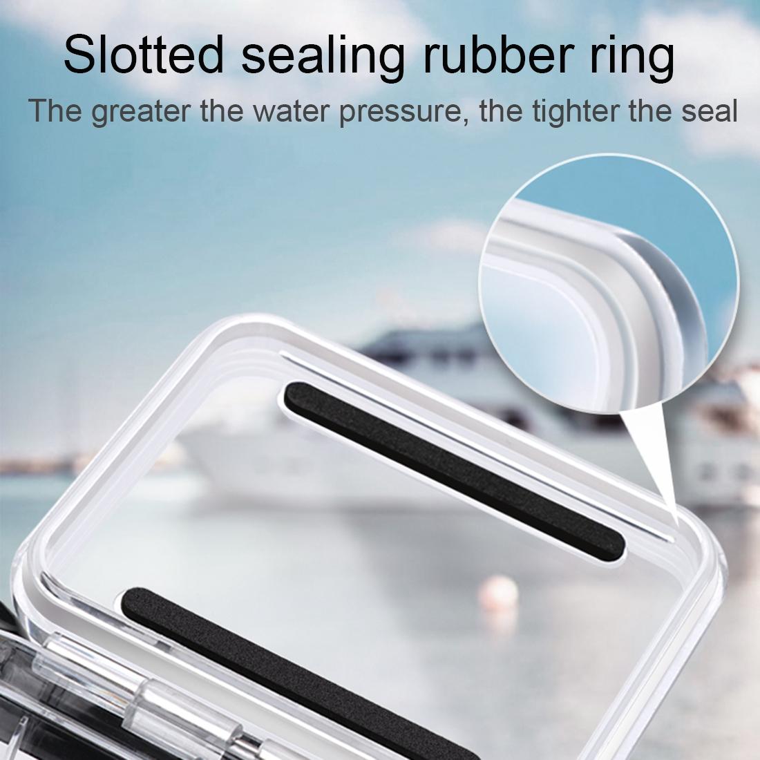 Waterproof Housing for Gopro Hero8 with Mount Filters Strap and Anti-fog Inserts