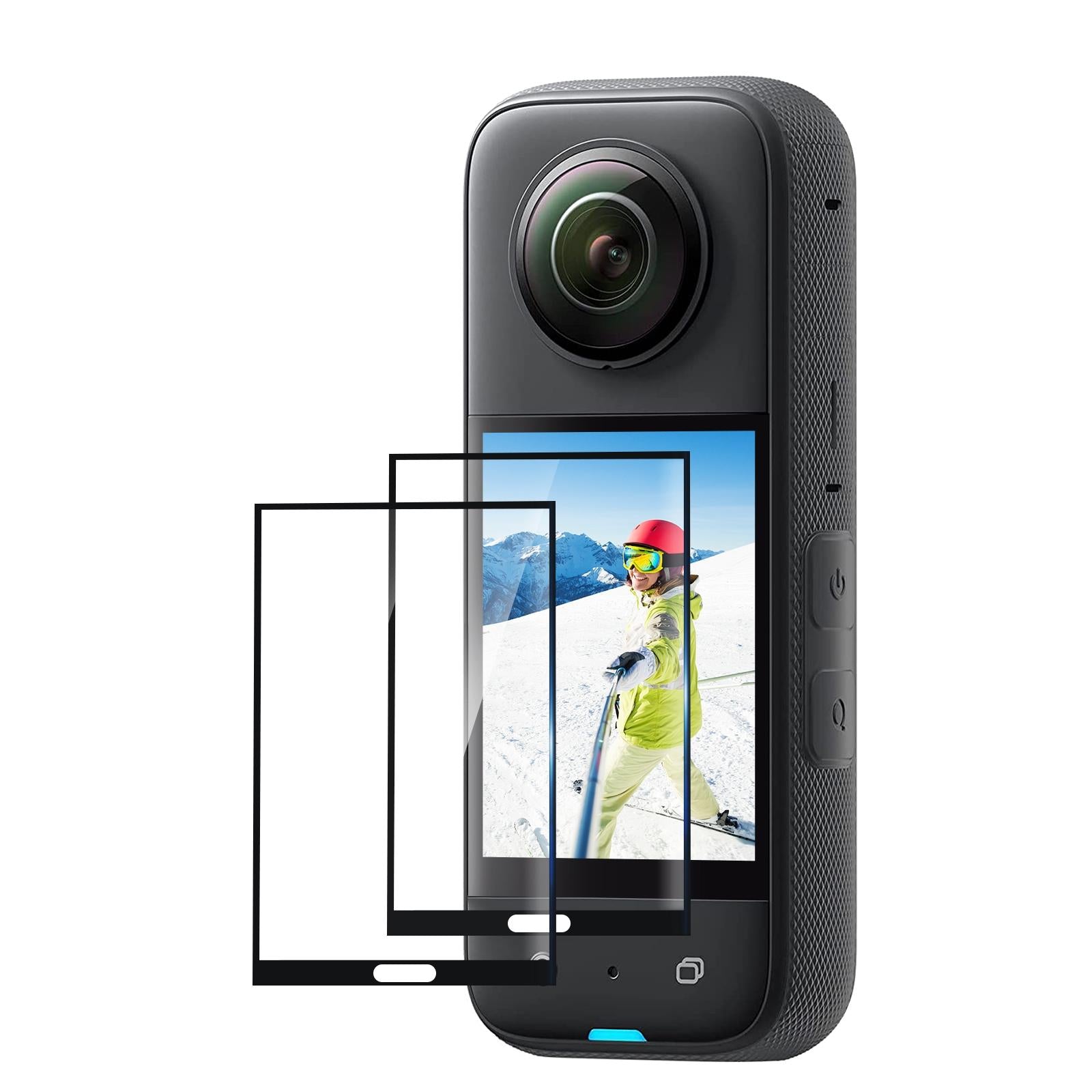 2-pack Curved Hd Screen Protector for Insta360 X3
