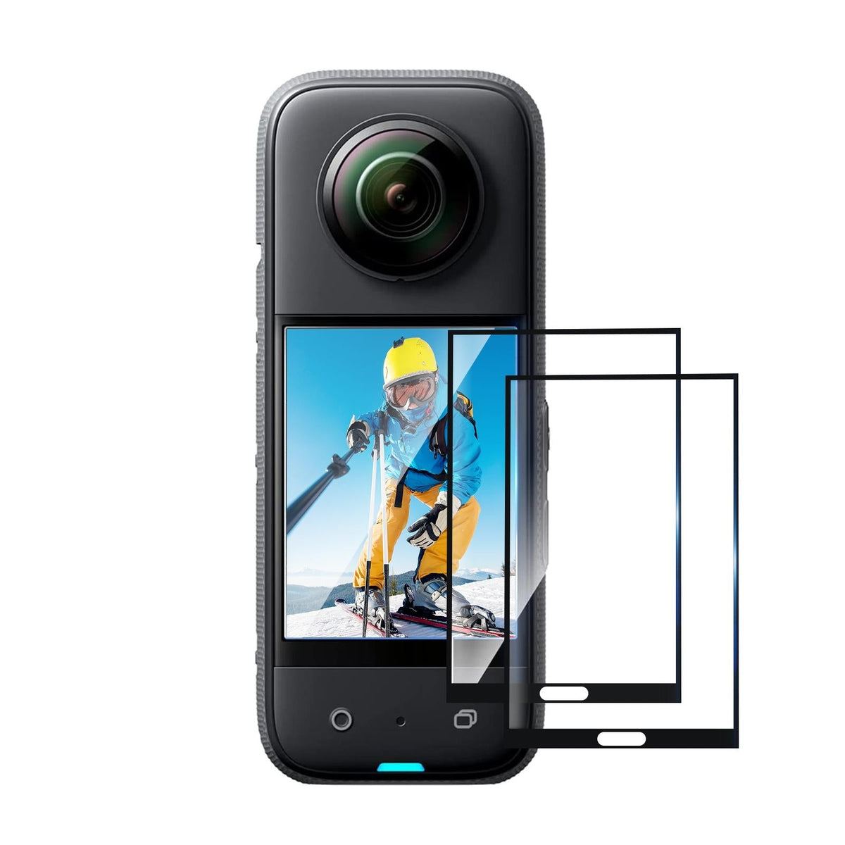 2-pack Curved Hd Screen Protector for Insta360 X3
