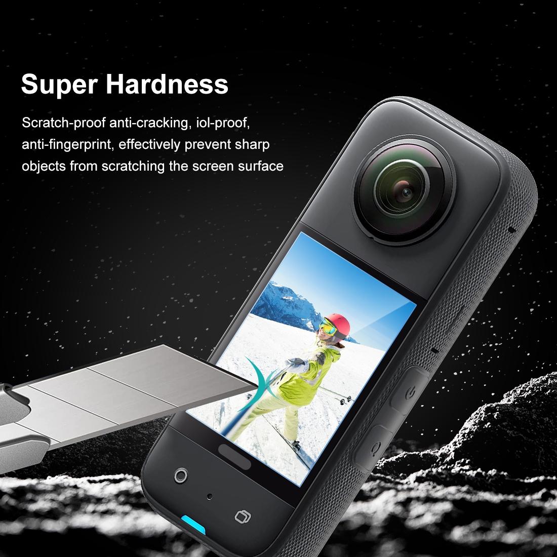 2-pack Curved Hd Screen Protector for Insta360 X3