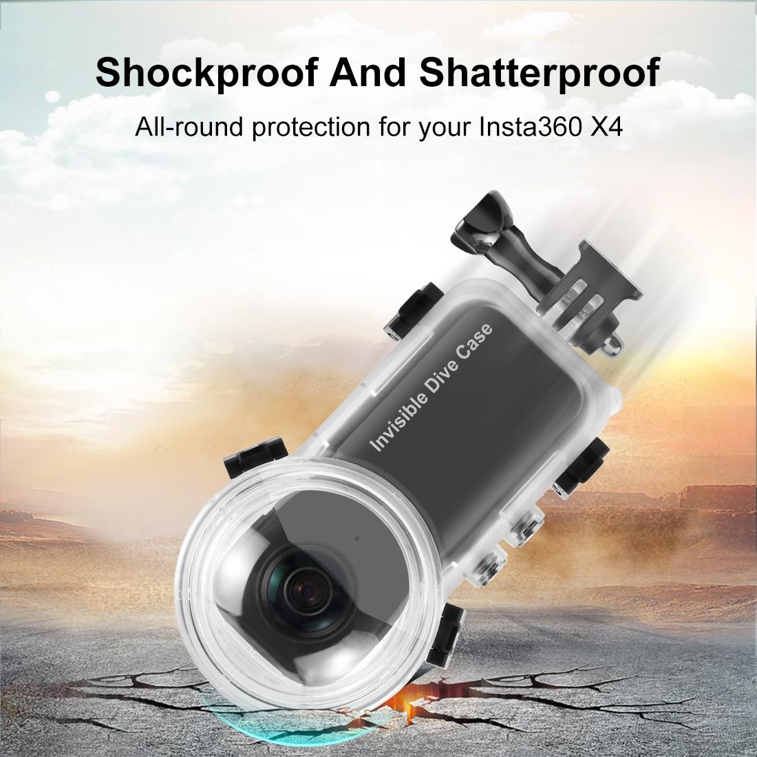 Waterproof Sealed for Insta360 X4 - 50m Depth