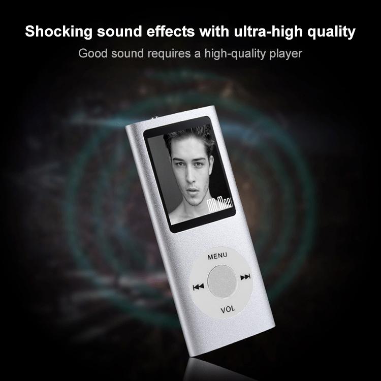 1.8 Inch Tft Screen Metal Player With Tf Card Slot Recorder Fm Radio E Book & Calendar - S-Mp4-4305Tt
