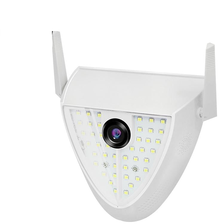 Smart Garden Camera With 2Mp Motion Detection Night Vision Voice Intercom Tf Card 42 Leds