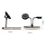 15W 3 In 1 Magnetic Wireless Charger For Phones Watches And Airpods With Led Light - White