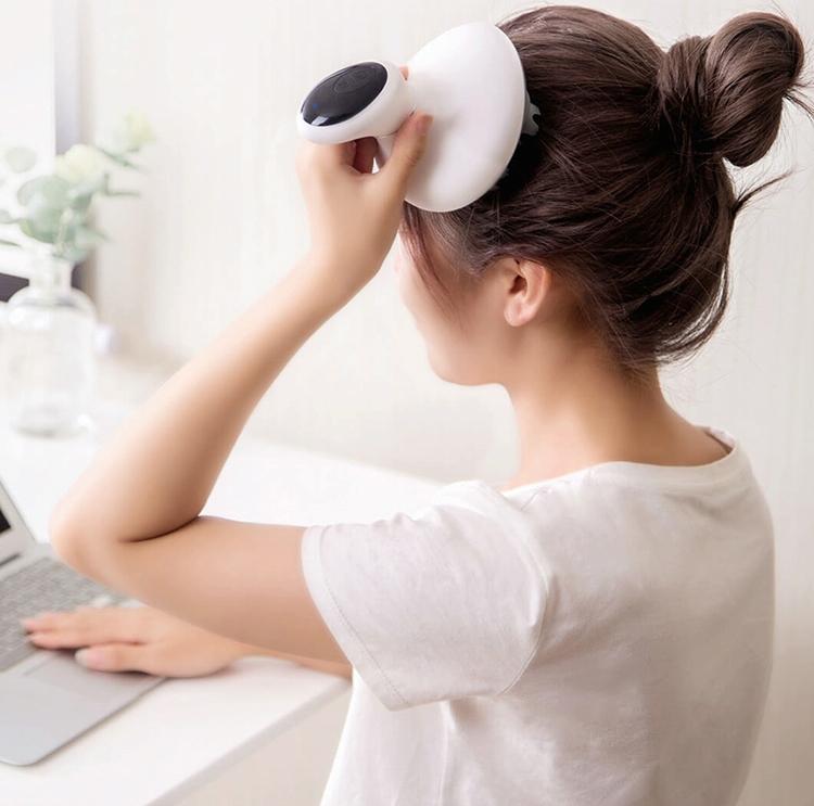 Smart Electric Scalp Massager White