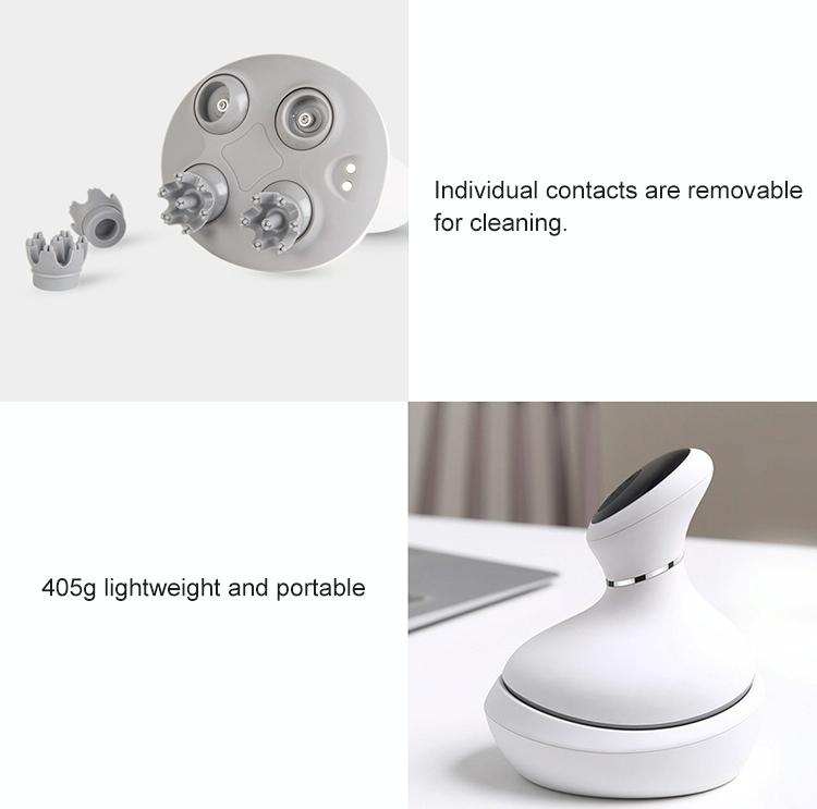 Smart Electric Scalp Massager White