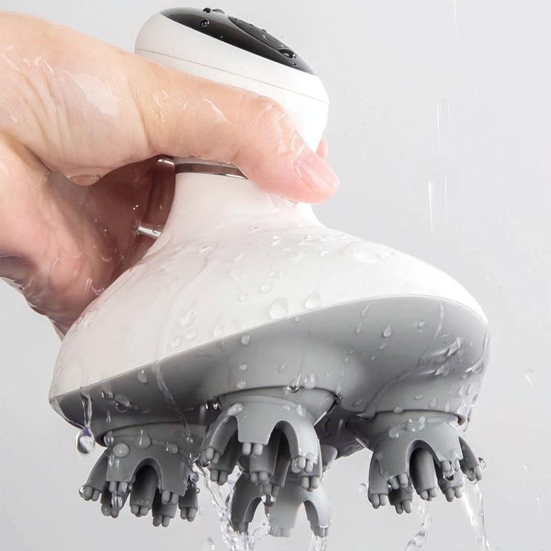 Smart Electric Scalp Massager White