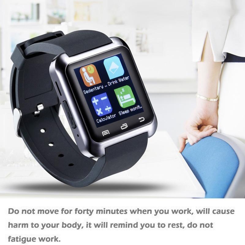 1.5 Inch Lcd Screen For Android Mobile Phone Support Phone Call / Music / Pedometer / Sleep Monitor / Anti-Lost - White