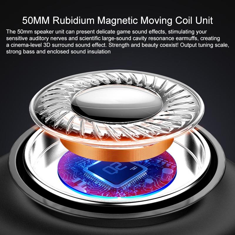 Usb Wired Gaming Headset With Mic & Rgb Light 1.67M Cable White