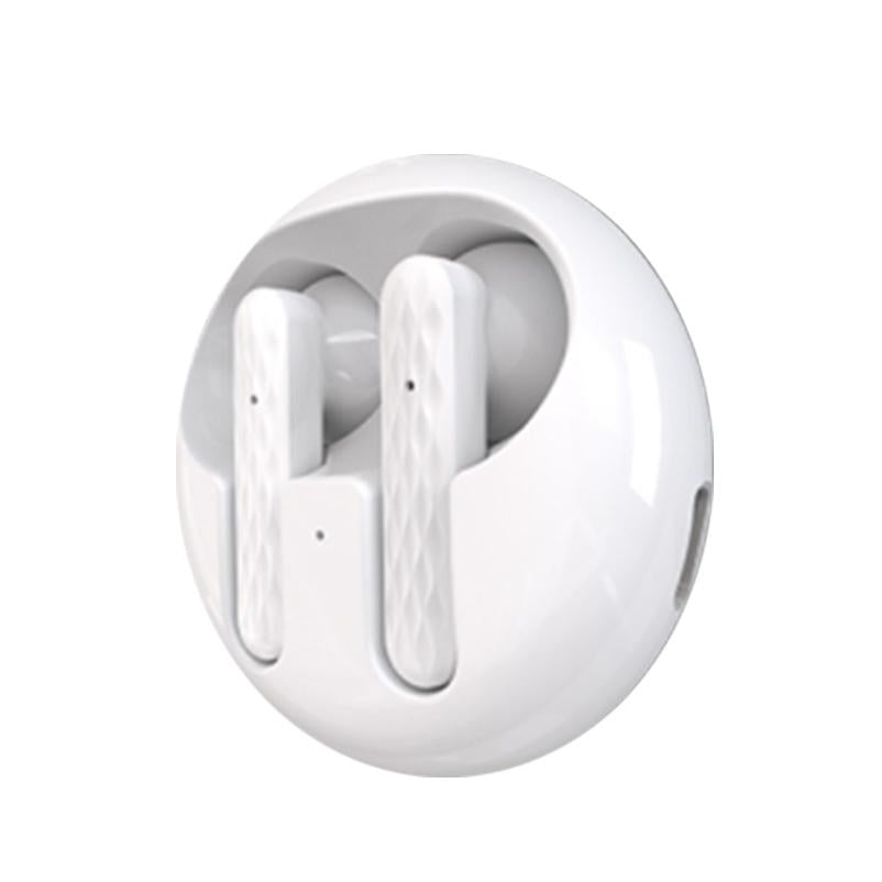 Zeqi T501 Touch Wireless Earbuds - Mini Bluetooth True Support - White