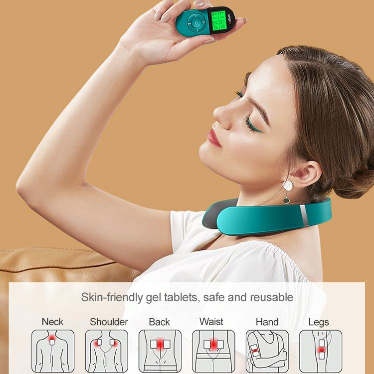 Pangao Smart Neck Massager Pulse Physiotherapy Device - White