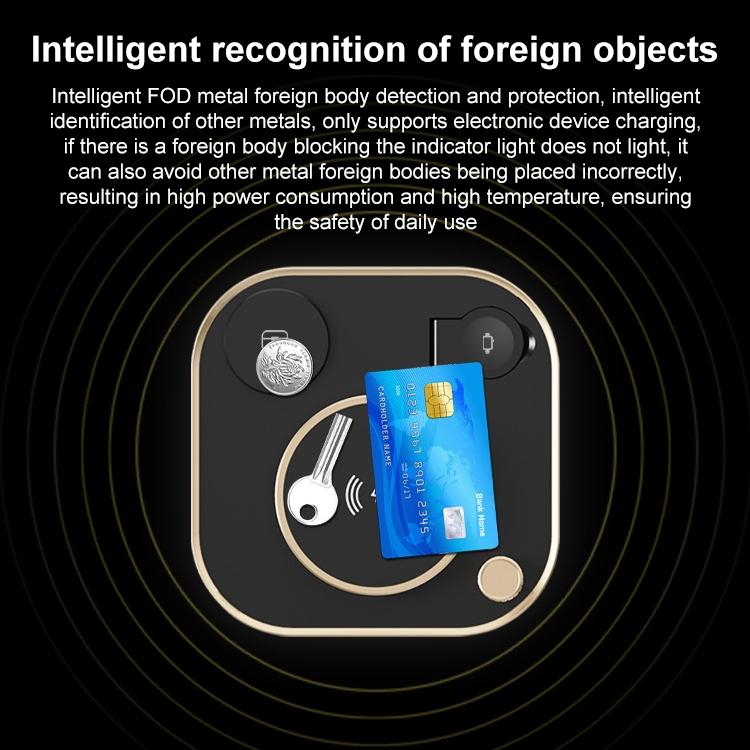 15W 3 In 1 Wireless Charger & Table Lamp - White