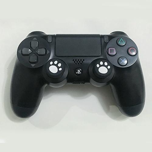 4-piece Silicone Cat Paw Gamepad Covers for Ps4 / Ps3 / Ps2 / Xbox / Wiiu - White