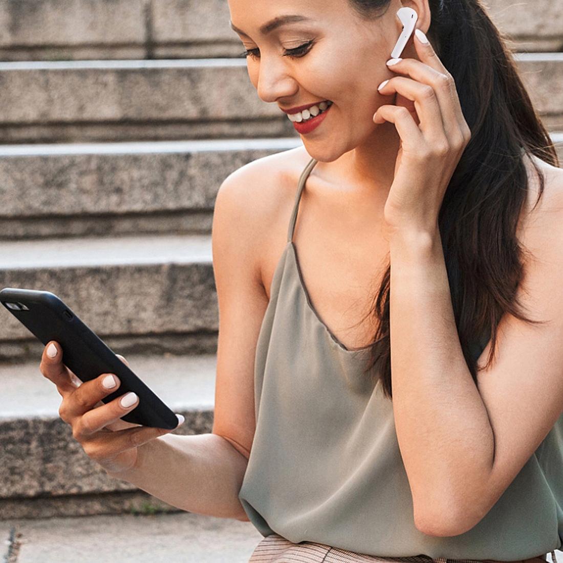 Wireless Stereo Earphones with Touch Control and Magnetic Charging Box - Upgraded V5.0