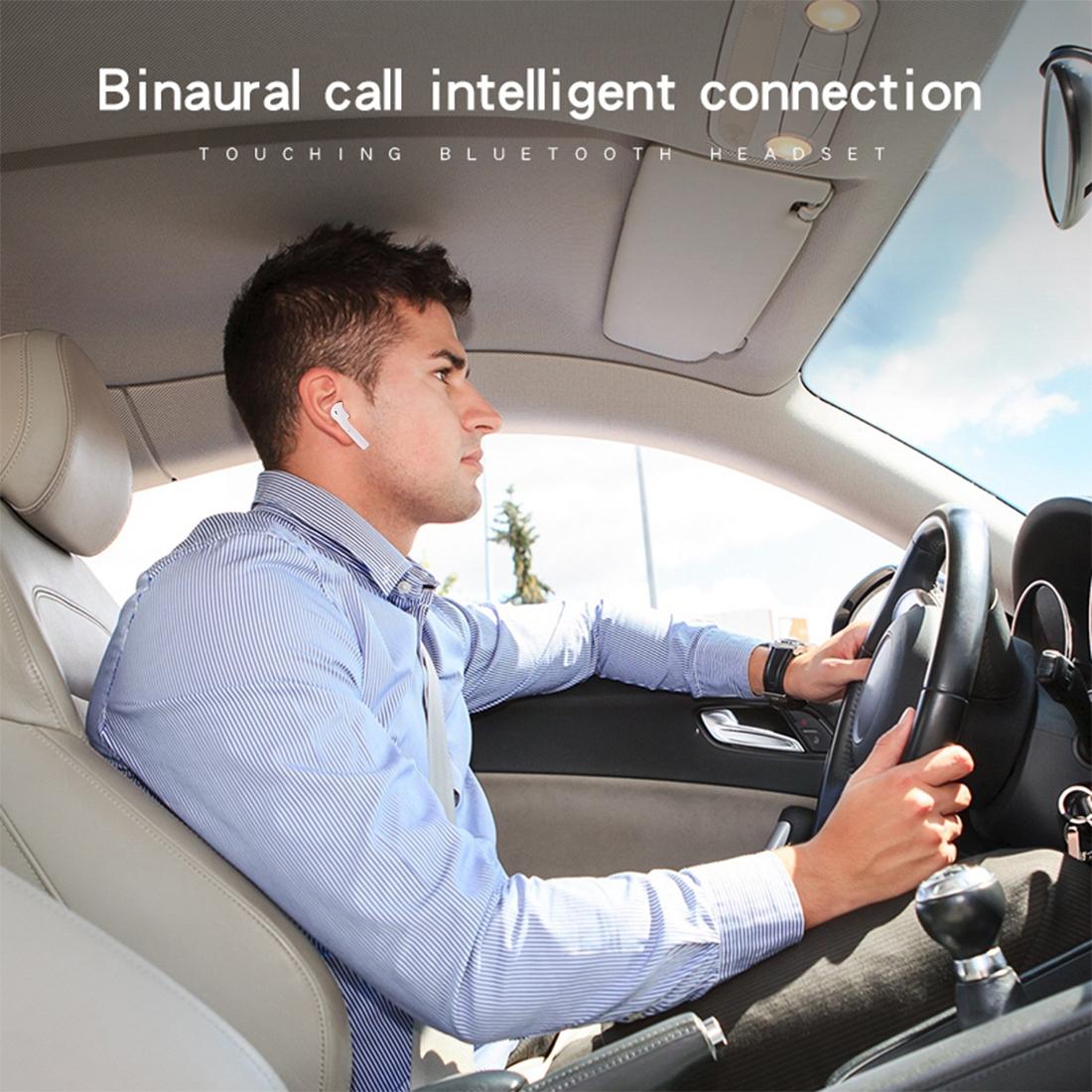 Wireless Stereo Earphones with Touch Control and Magnetic Charging Box - Upgraded V5.0