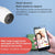 Wireless Smart Camera With Night Vision And Two-Way Audio - Magnet Mount - White