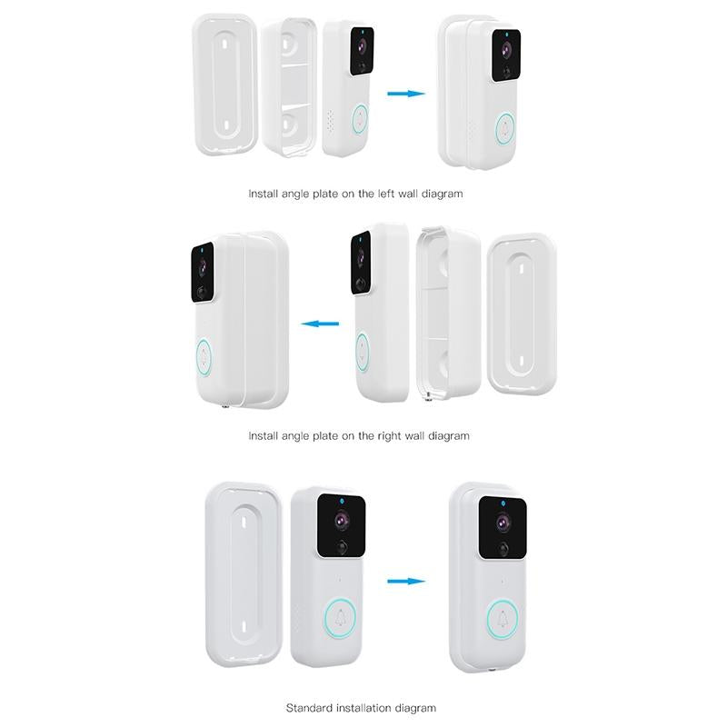 Smart Wifi Video Doorbell With App Control & Pir Detection - 720P