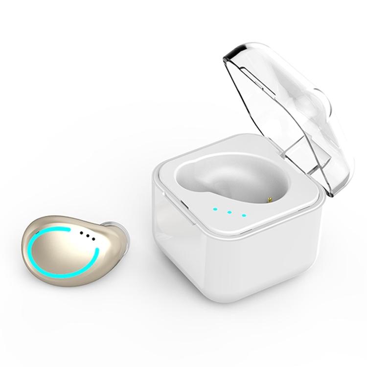 Mini Wireless Bluetooth Earphone with Charging Box - M-b8 - White