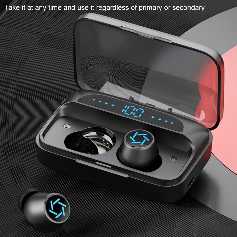 Wireless Bluetooth Earphones with Charging Box - White