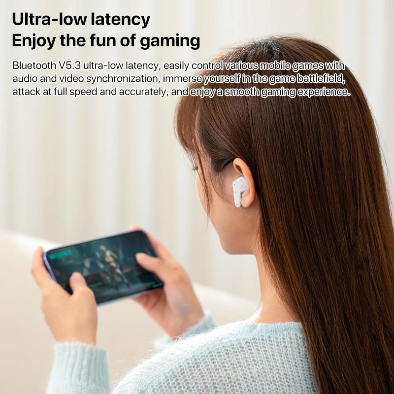 Smart Dual Noise Reduction Tws Wireless Earphones - White