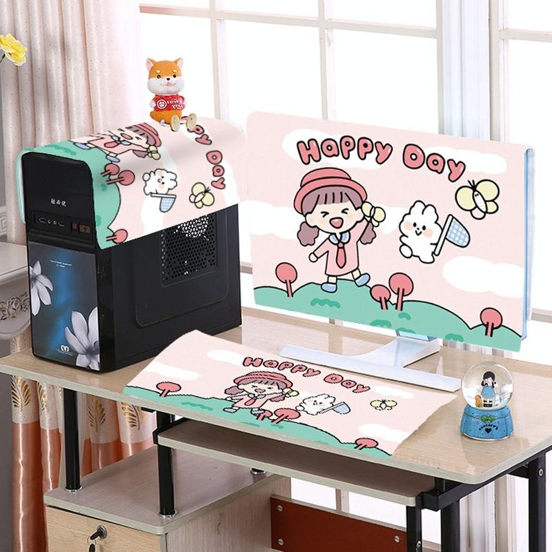 32 Inch Dust-proof Cover for Desktop Computer Lcd Monitor - Good Night