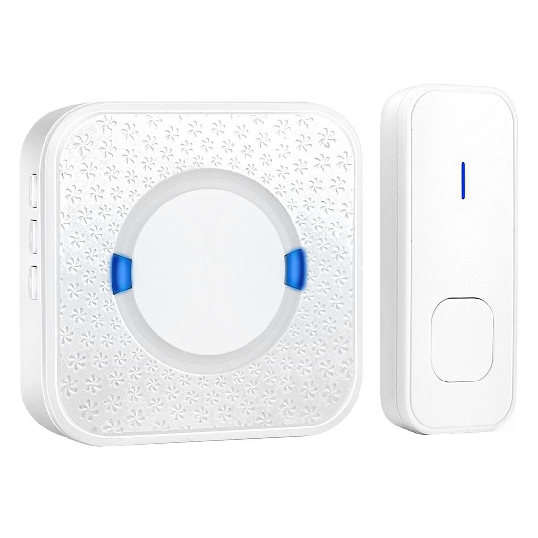 Wireless Waterproof Doorbell Receiver - 110Db 300M Range 53 Music Options