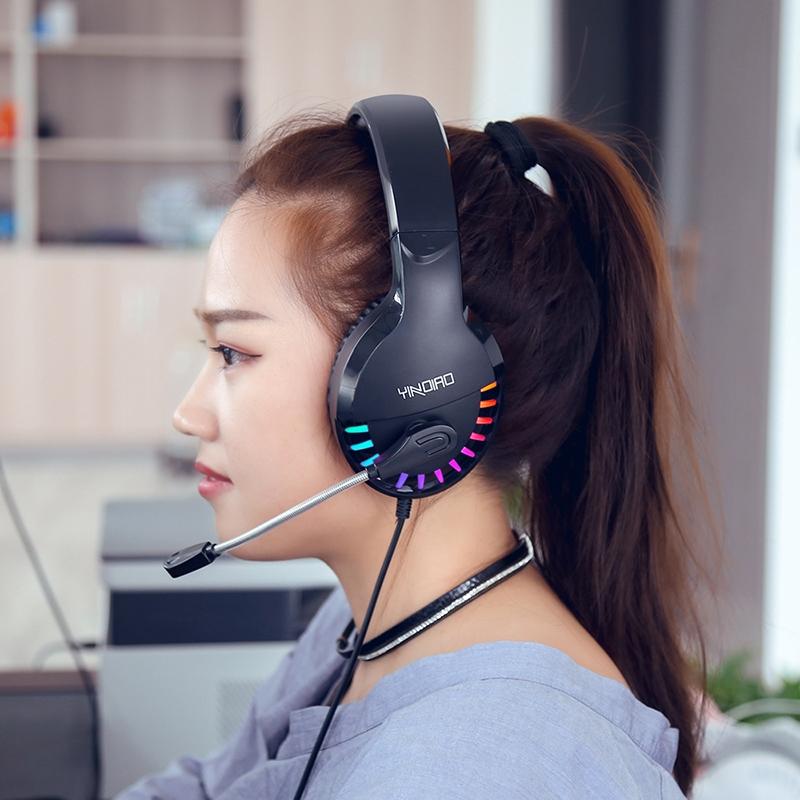 Q2 Wired Gaming Headset With Mic Dual 3.5Mm + Usb