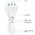 Rechargeable Mini Head Massager Comb White