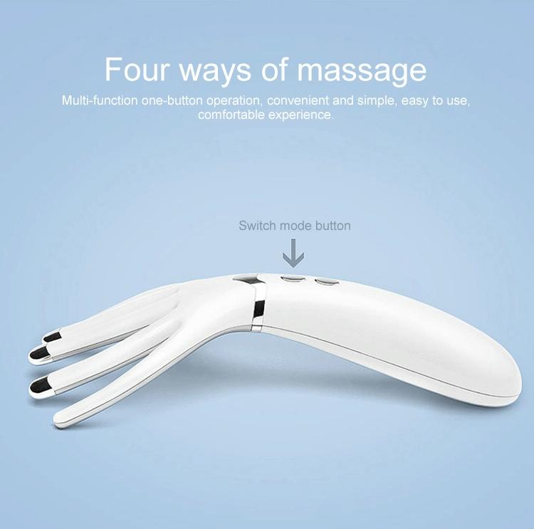 Rechargeable Mini Head Massager Comb White