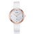 Waterproof Steel Band Quartz Watch - Fashion Life - White