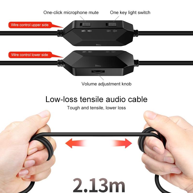 Usb Gaming Headset With Mic White